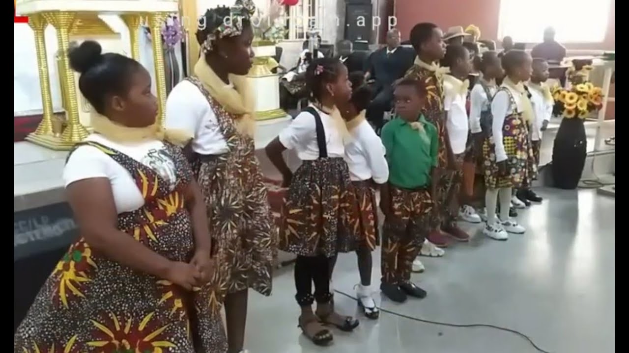 Poem presentation at Children Day Service