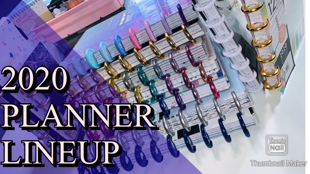 ***2020*** PLANNER LINEUP | WHAT PLANNERS AM I USING | THE HAPPY PLANNER