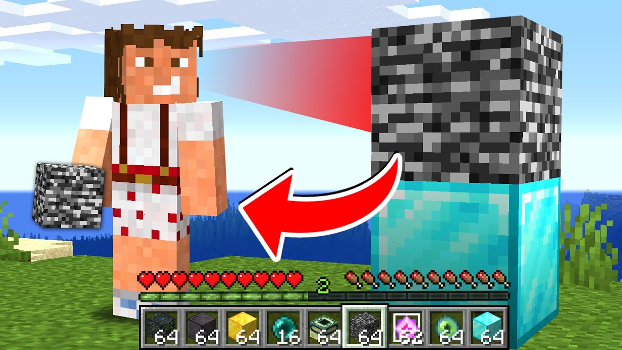 Paso Minecraft pero Consigo cada Bloque que Miro
