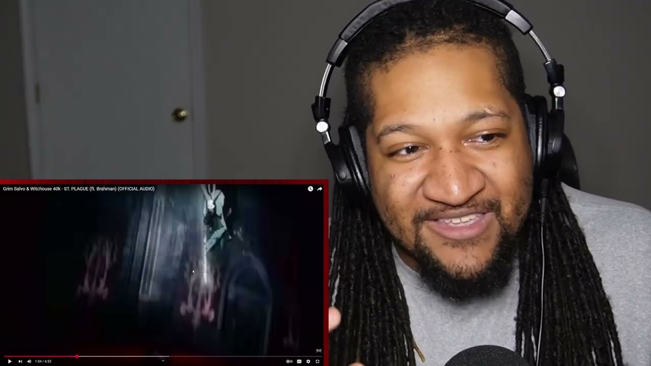 Grim Salvo & Witchouse 40k - ST. PLAGUE (ft. Brahman) | Reaction!