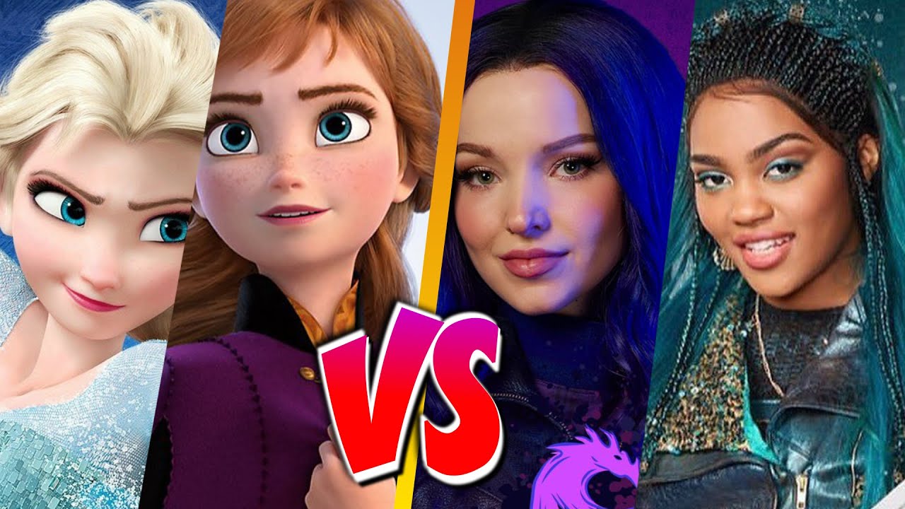 Frozen vs Descendientes Batallas en Reggaeton