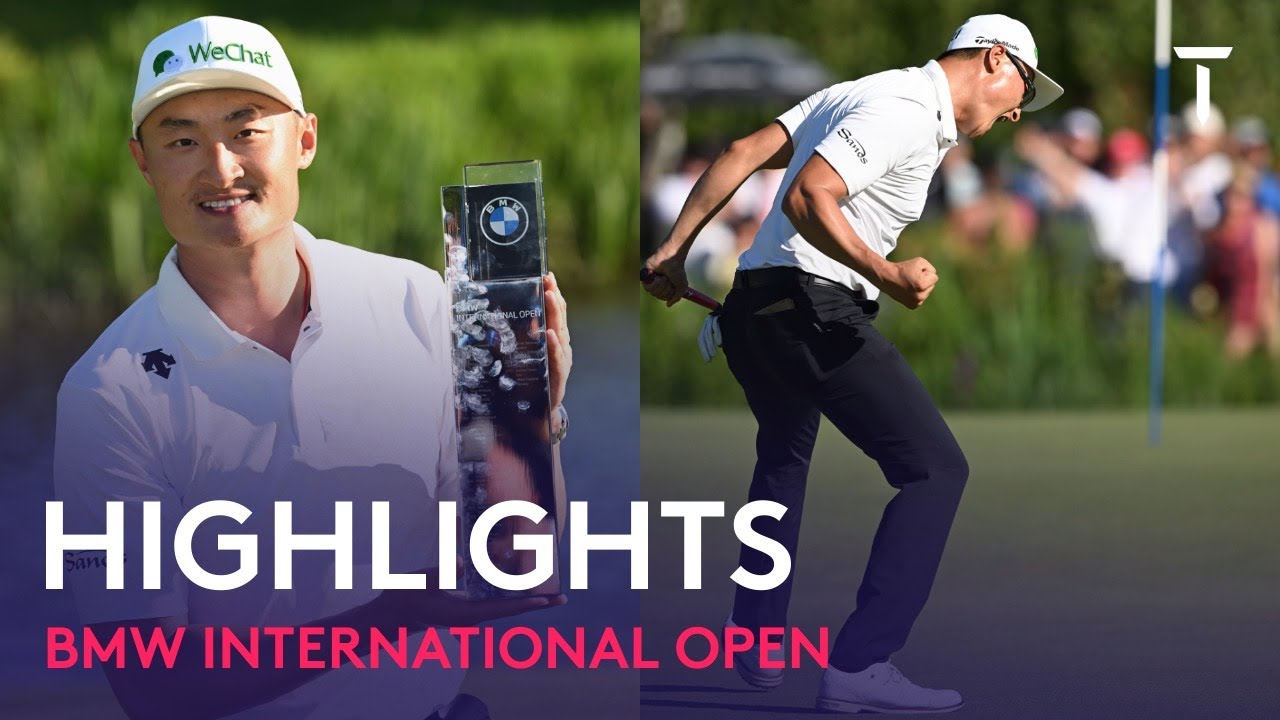 Haotong Li makes 40ft putt to win 2022 BMW International Open | Round 4 Highlights