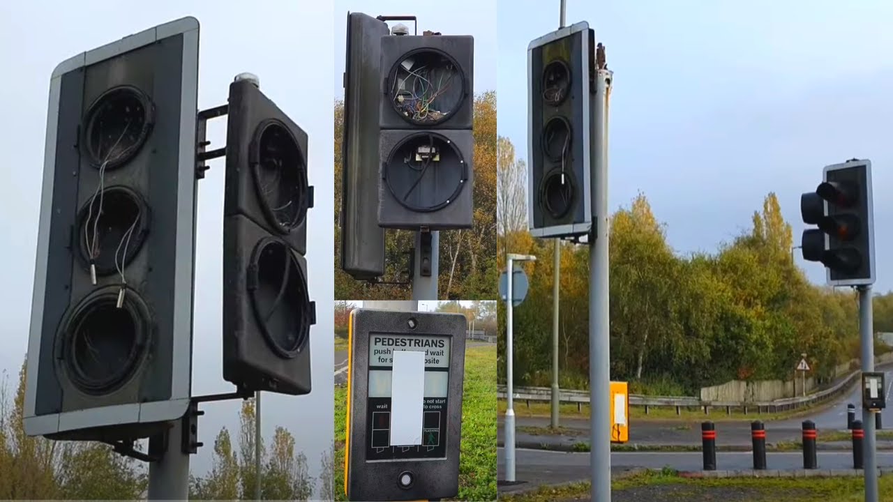 Abandoned Mellor Traffic Lights in Frimley, Surrey