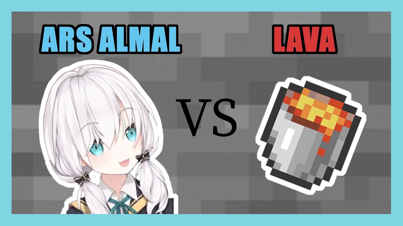 Ars Almal vs Lava (ENG SUBS) — Minecraft — NIJISANJI CLIP