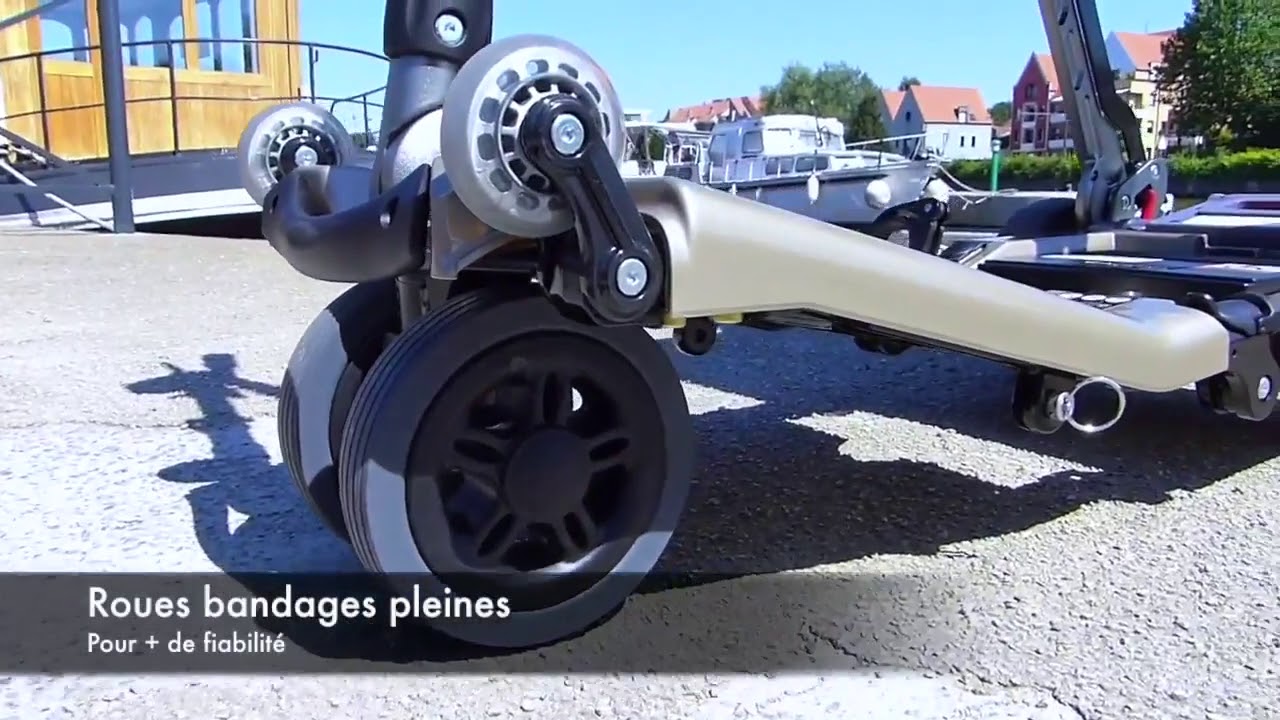 Scooter pliant Luggie Vermeiren ultra compact