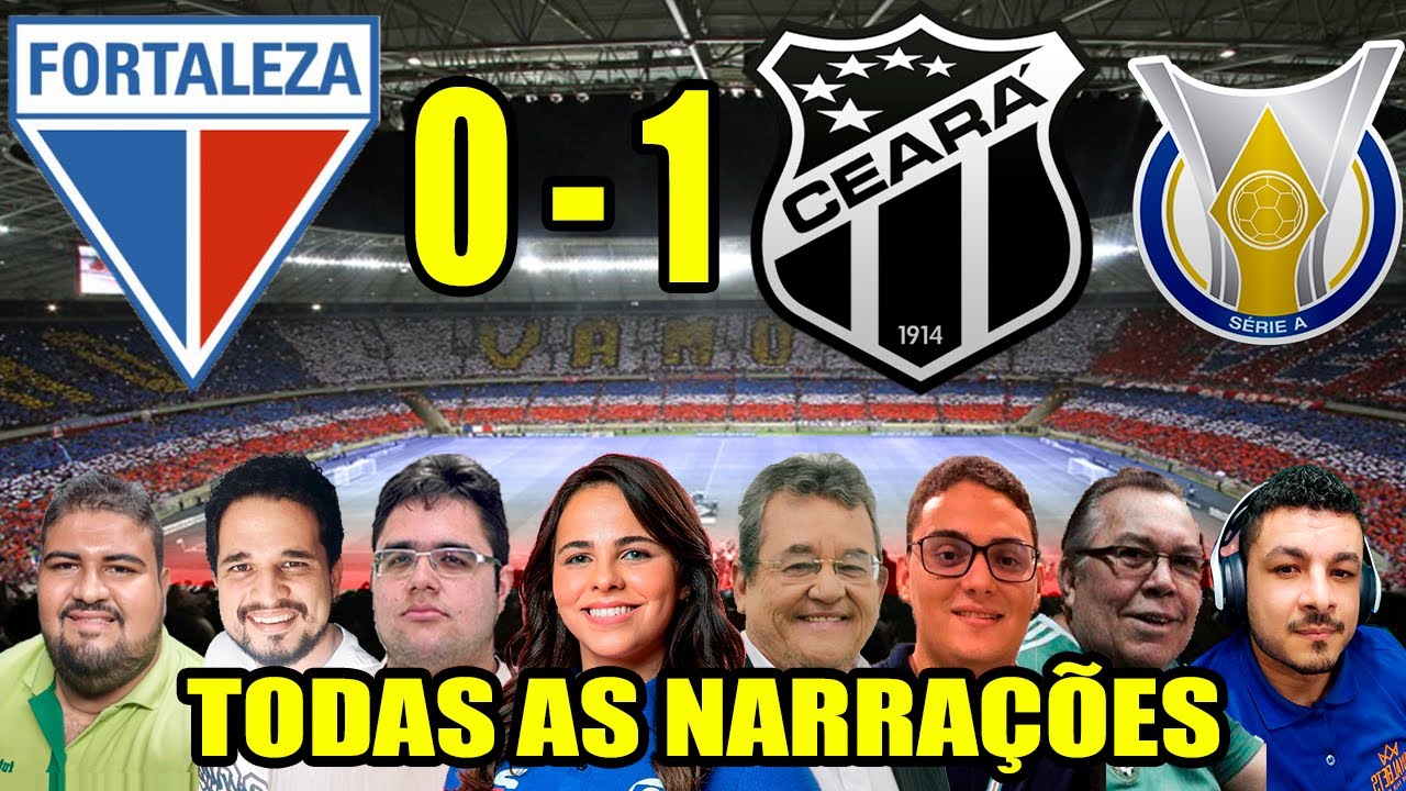 Todas as narrações - Fortaleza 0 x 1 Ceará | Brasileirão 2025