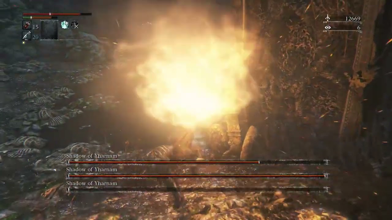 Bloodborne Shadows of Yharnam 2nd try bf sword