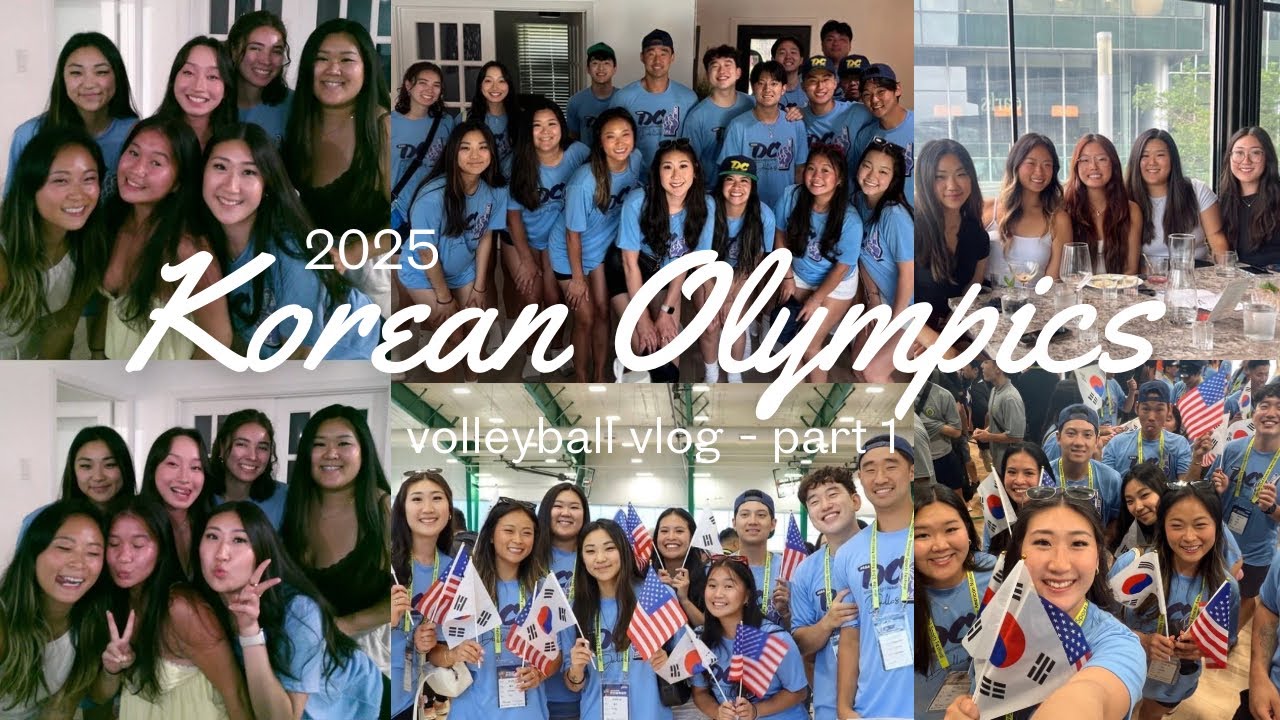 Korean Olympics ‘25 Volleyball Vlog 🇰🇷 - Part 1
