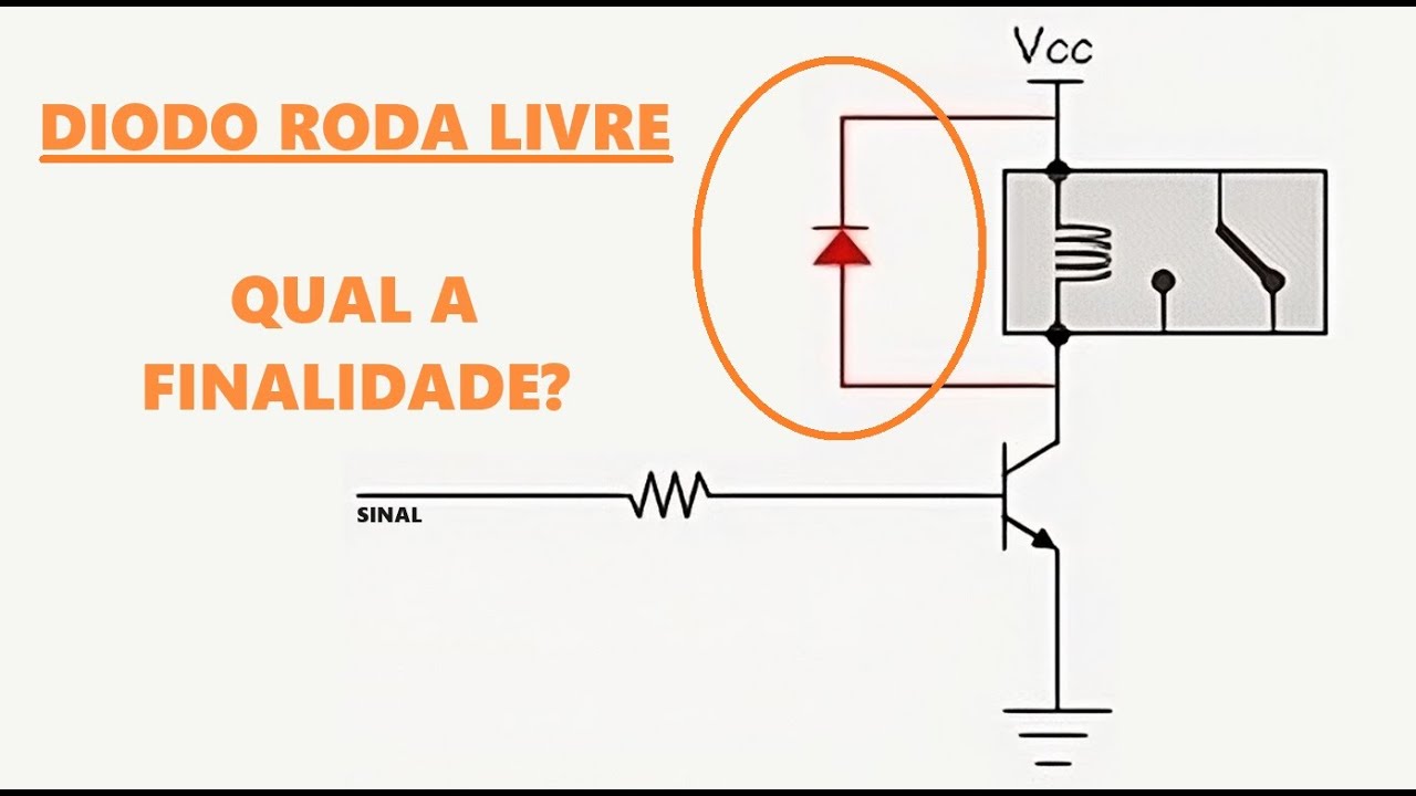 DIODO EM PARALELO COM RELÉS - PRA QUÊ? --- DIODO RODA LIVRE