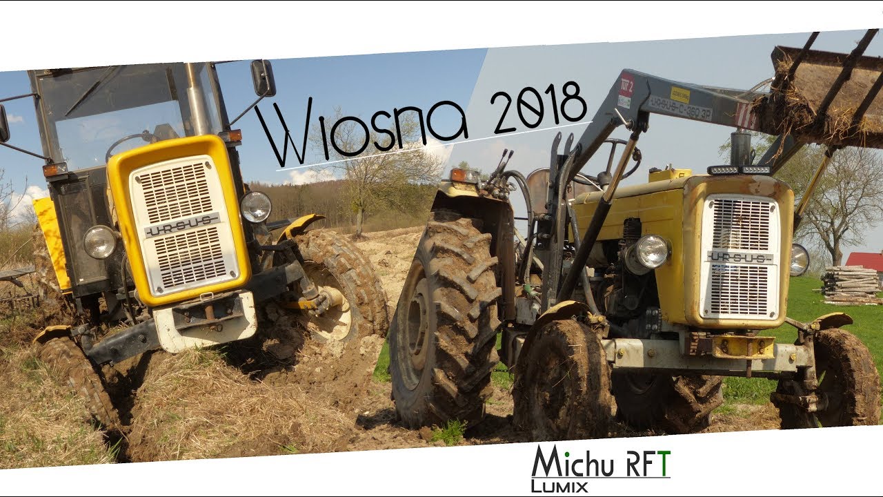 Wiosna 2018 | Uprawa, Siew, Nawozy, Obornik, Sadzenie Ziemniaków | Ursus c360, c3603p, T25