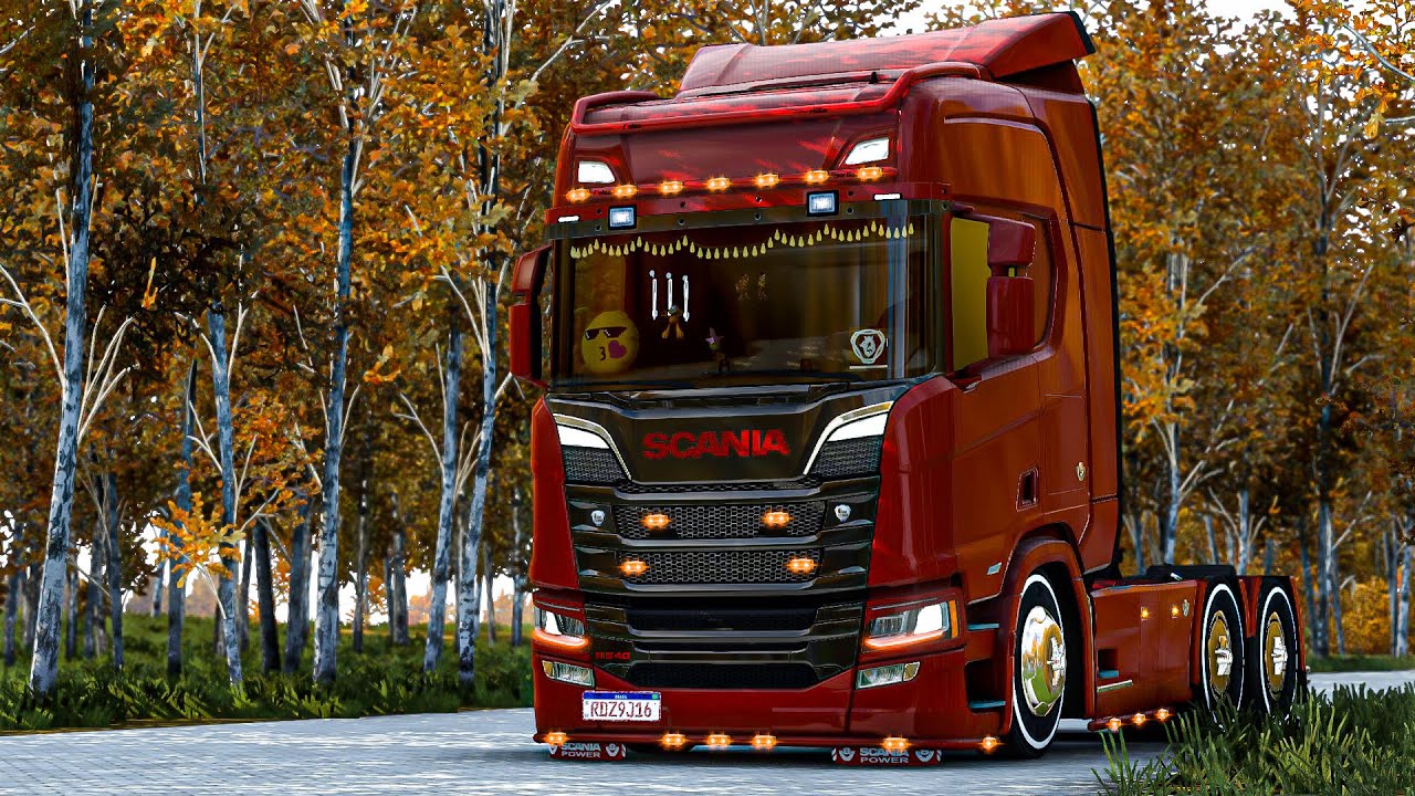 Havalı Süspansiyonlu Scania R540 | Euro Truck Simulator 2 | 1.43