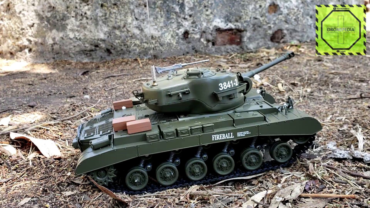 Tanque Pershing M26 super detallado con luces y sonido! escala 1/30 |DRONEPEDIA