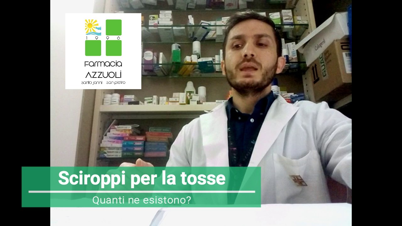 Sciroppi per la tosse.