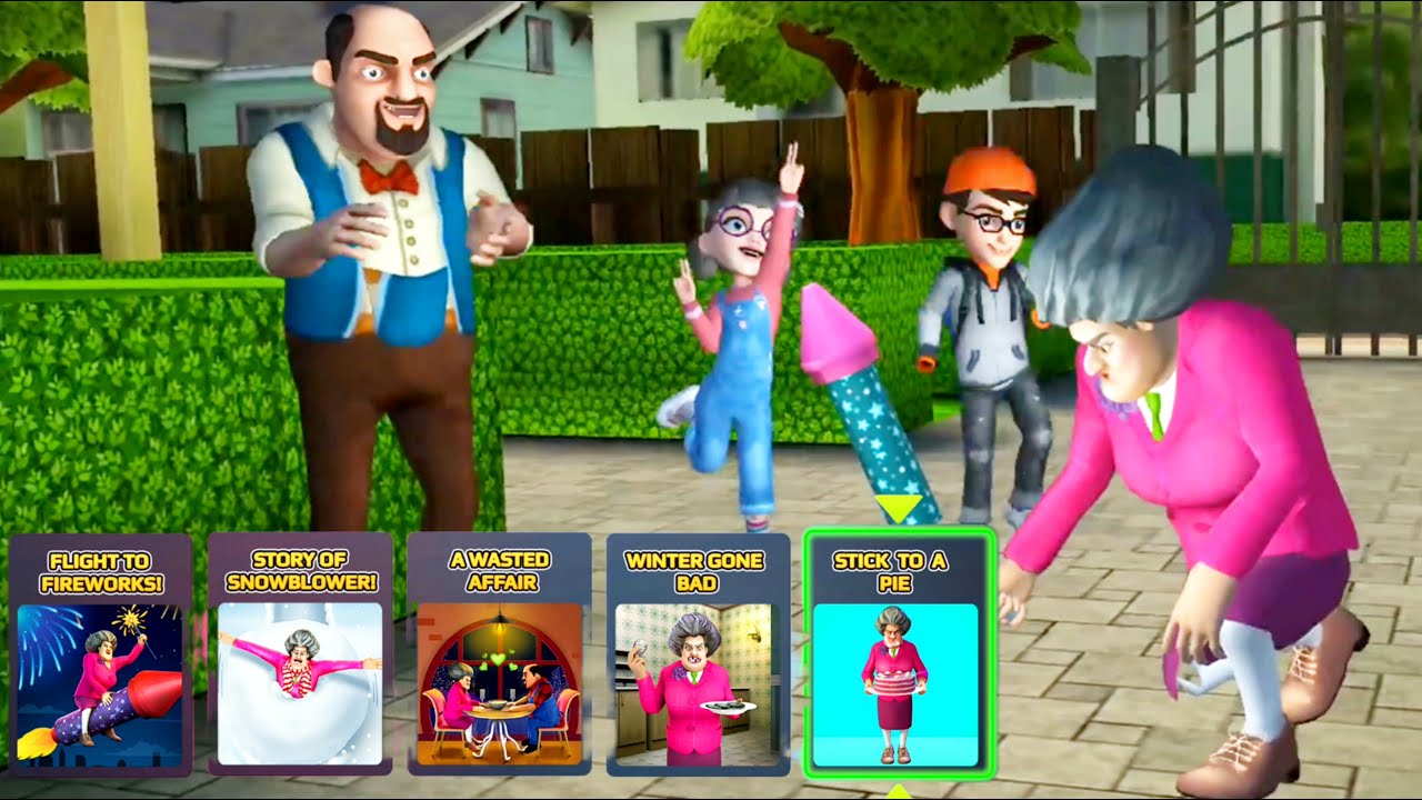 Scary Teacher 3D Version 6.9.1 | All 5 Pranks In Let It Snow Chapter
