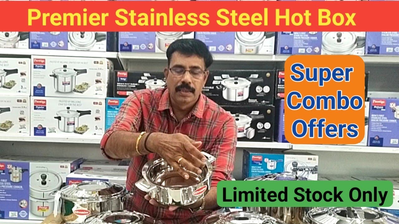 Premier Stainless Steel Hot Box Combo Offer