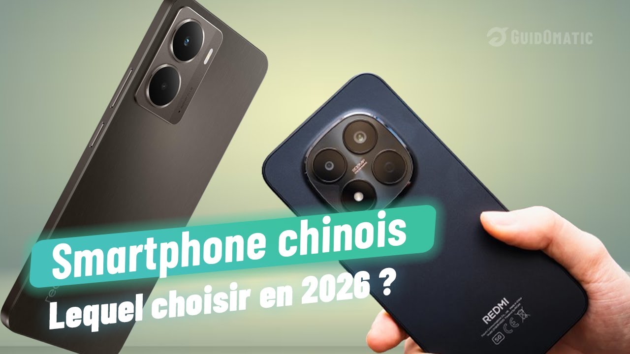 SMARTPHONE CHINOIS (NOUVEAUT&Eacute;S) - Comparatif & Guide d'achat 2026! [TOP 3]