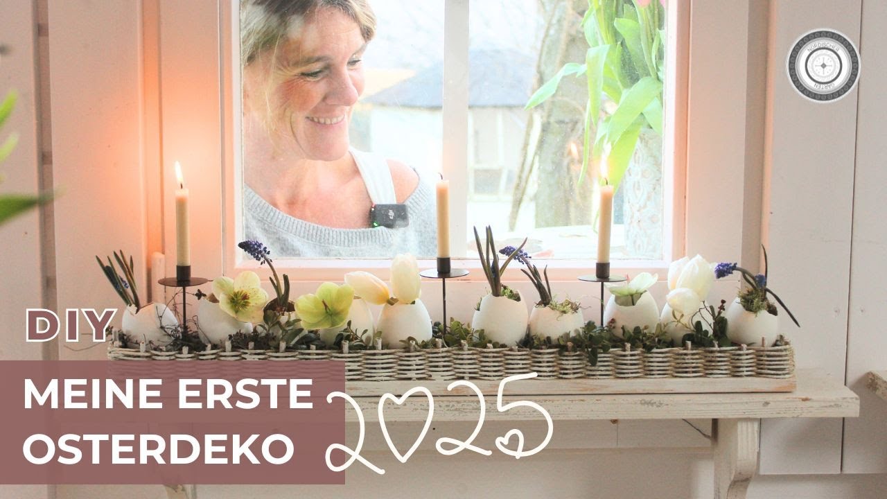 DIY - OSTERTREND 2025 - Ich zeige euch meine ERSTE OSTERDEKO