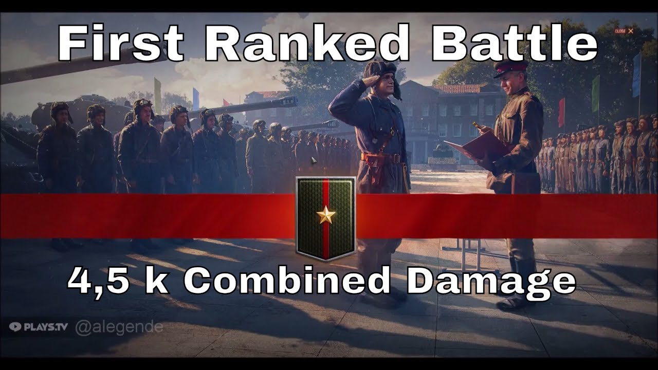 World of Tanks - First Ranked battle