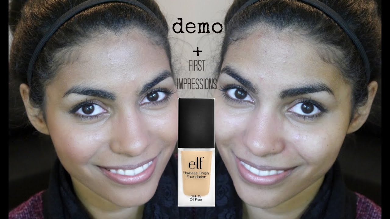 e.l.f. Flawless Finish Foundation First Impressions & Demo