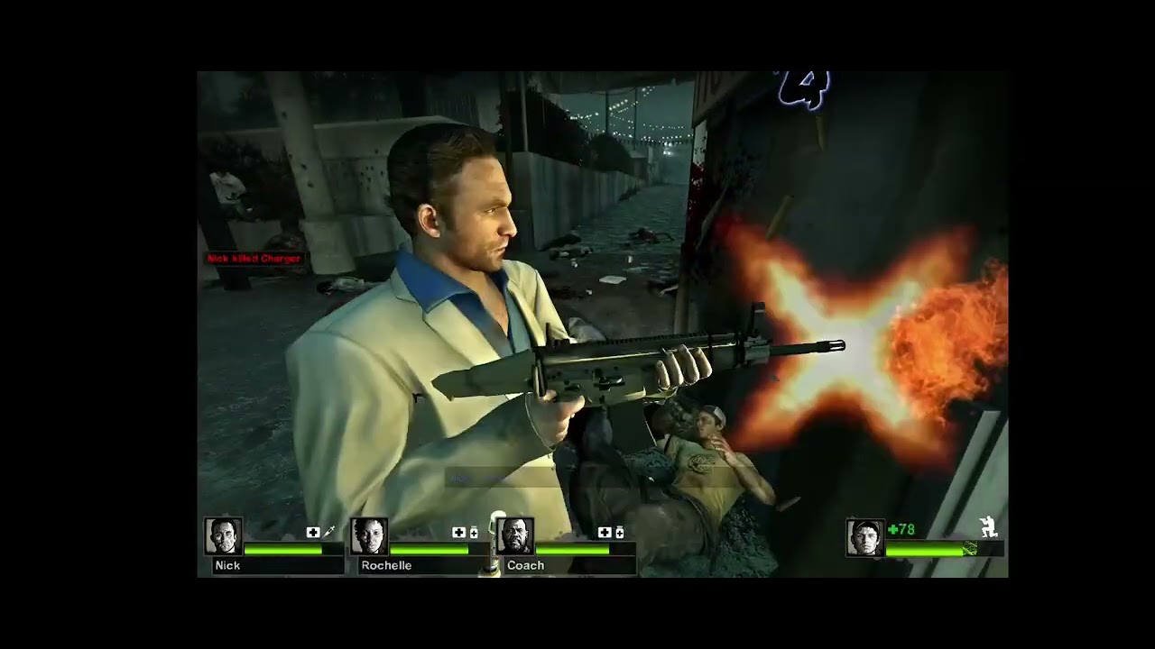Playing l4d2 solo on a controller in mobile.
