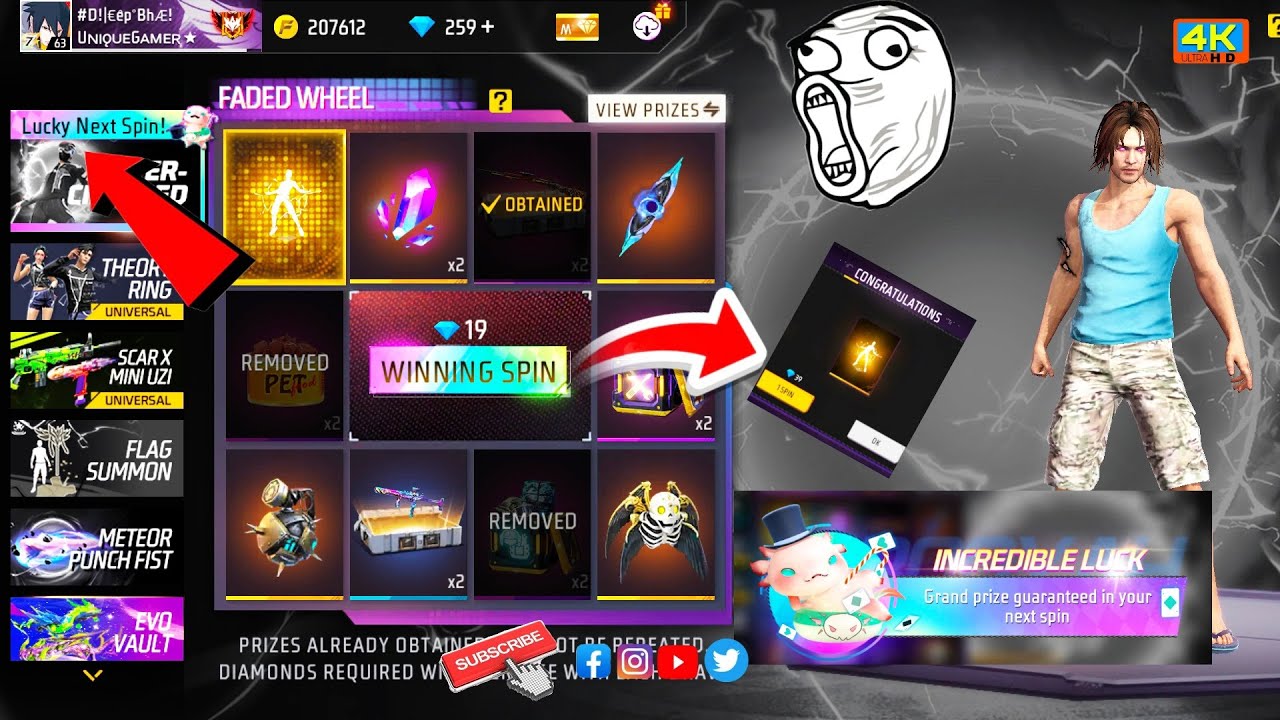 New FADED WHEEL OVERCHARGED PROFILE ANIMATION EVENT FREE FIRE  FF New Event DARK RING ANIMATION FF
