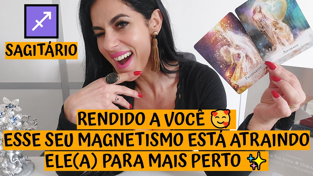 SAGITÁRIO ♐️ RENDIDO A VOCÊ 🥰 ESSE SEU MAGNETISMO ESTÁ ATRAINDO ELE(A) PARA MAIS PERTO ✨