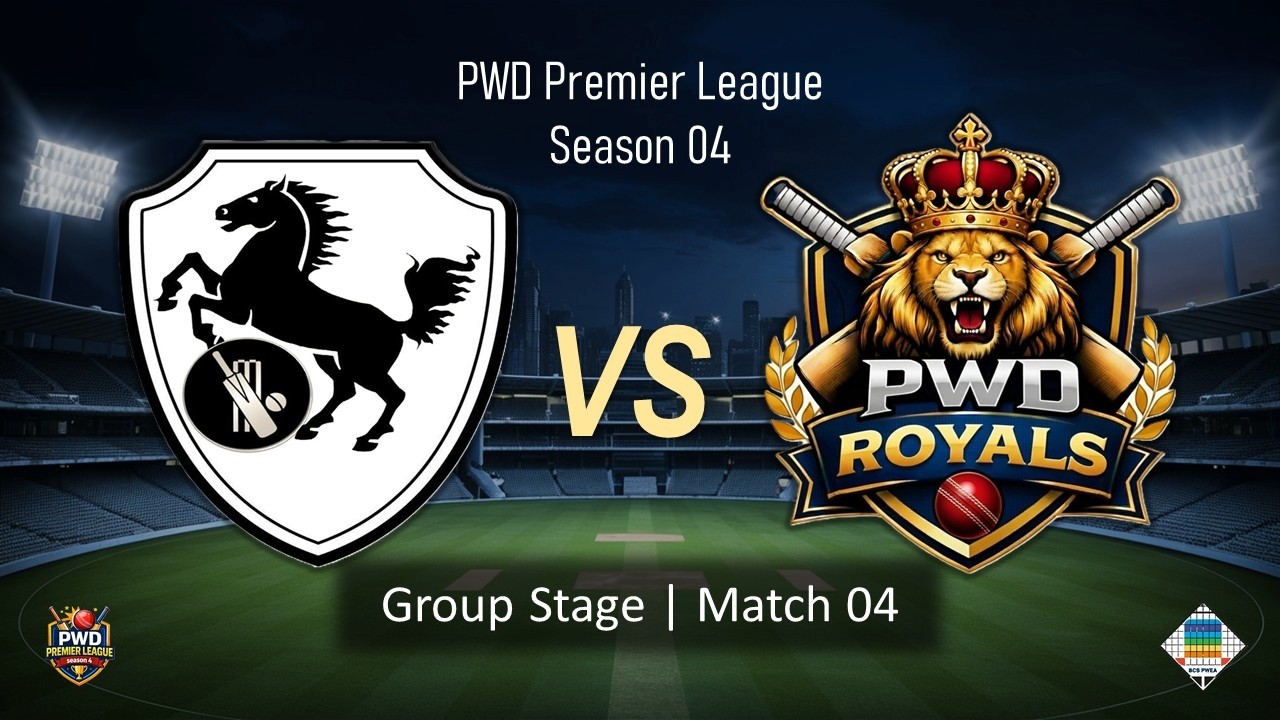 PWD Black Horse vs PWD Royals | Group Match 04 | PWD Premier League 2026 | Season 4
