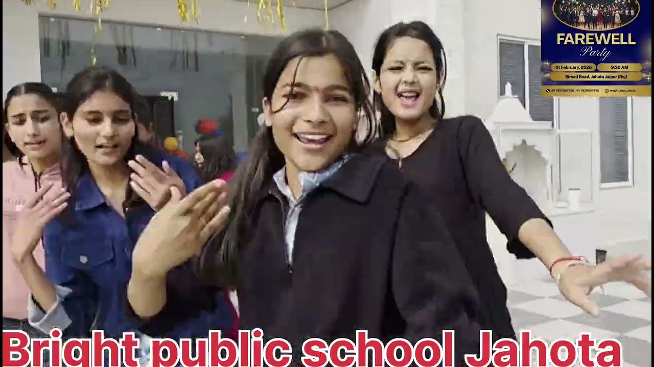 #Bright public school Jahota farewellparty#Admission open#  contact no 9928868206,9829809348