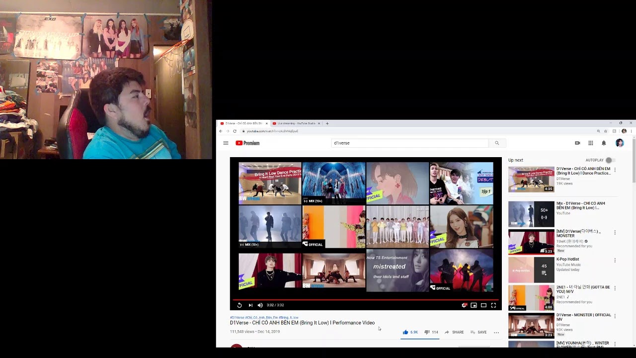 Kpop reactions(BTS, D1verse)