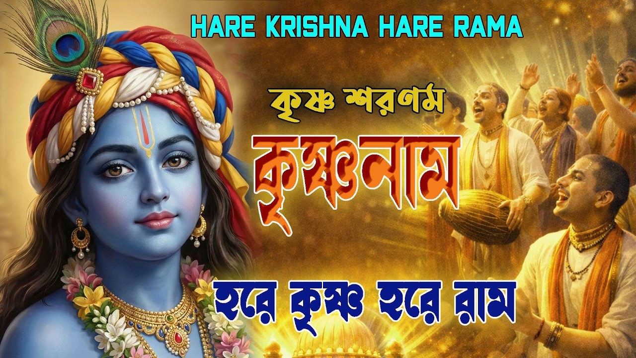 কৃষ্ণ শরণম #কৃষ্ণনাম #hareramharekrishna #nonstopkirtan #banglarkirtan #krisnadhun #naam #kirtongaan