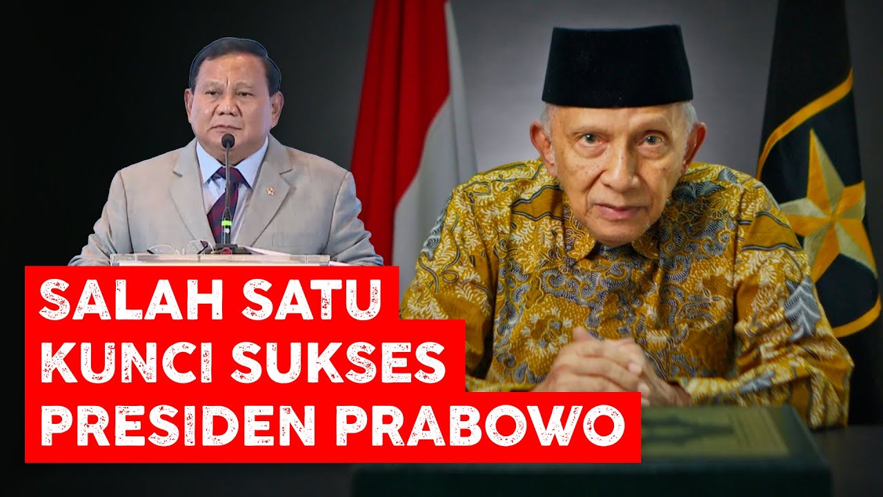SALAH SATU KUNCI SUKSES PRESIDEN PRABOWO