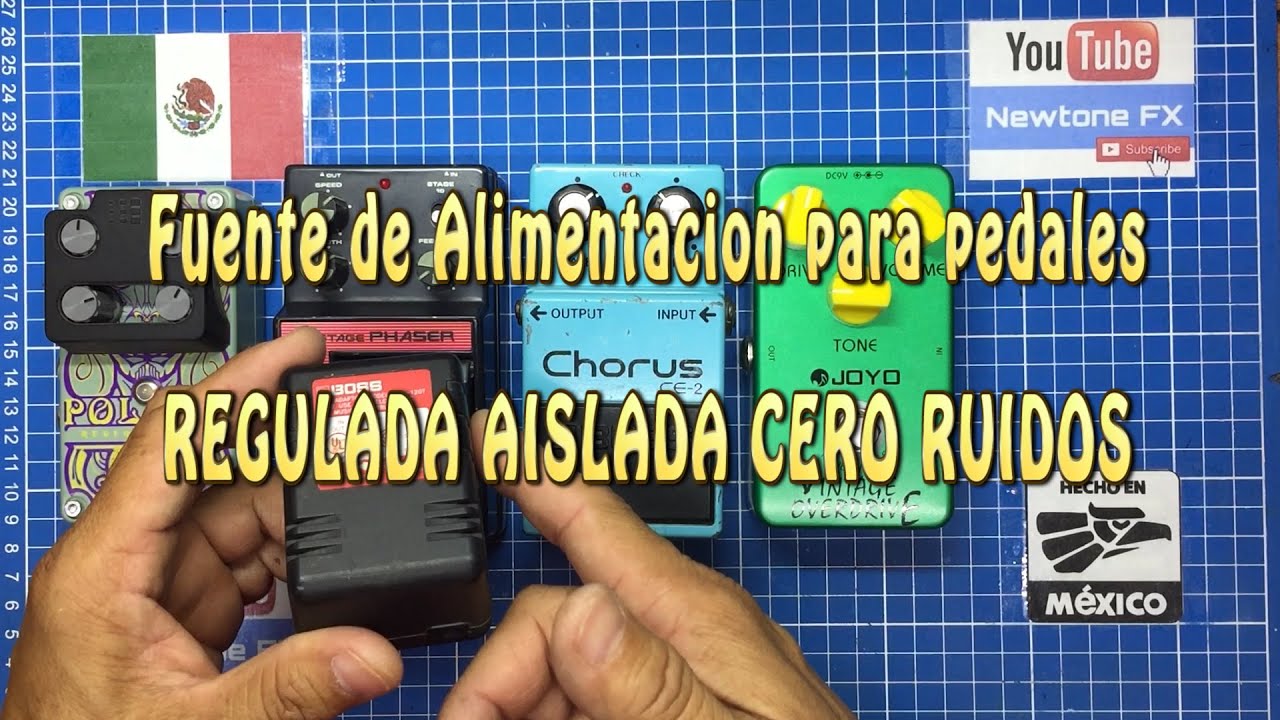 Como hacer una fuente para pedales Pedal Power Supply DIY 3