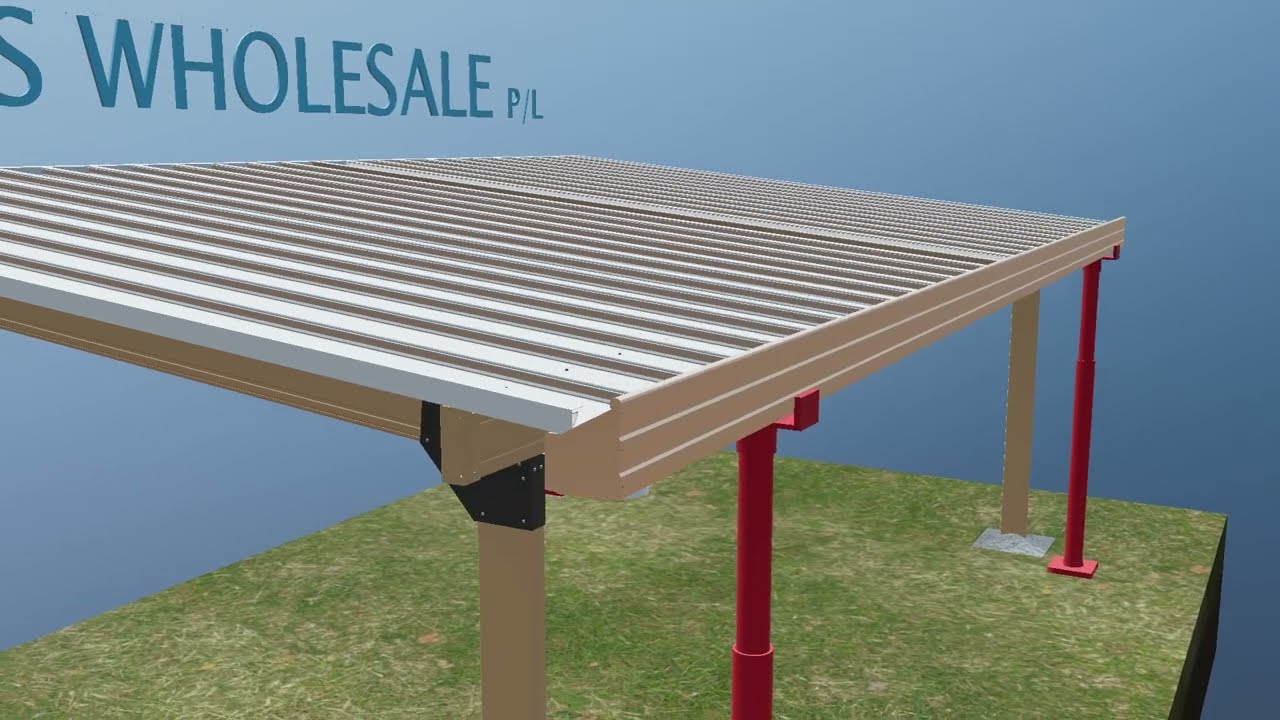 Cantilever Carport with Overhang  Installation - Patios Wholesale Sydney