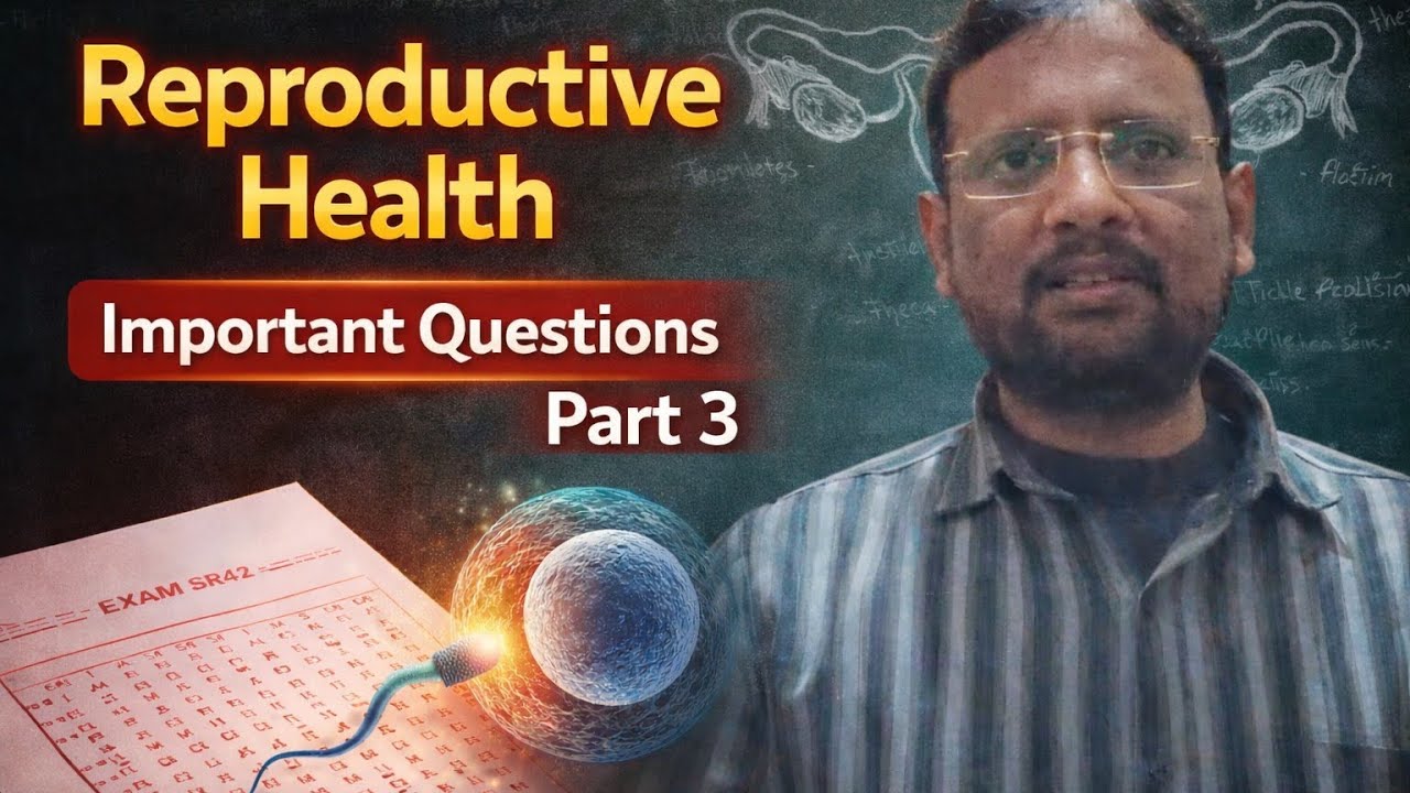 BIOLOGY Class 12th जनन स्वास्थ्य 