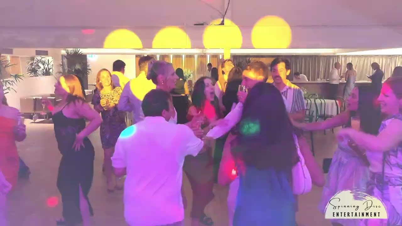 DJ Dan performs for Elisha & Cam's Engagement Party at Port Melbourne Yacht Club
