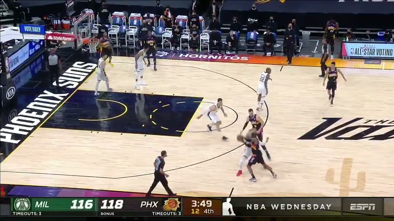 chris paul's rip-through in the bonus 2