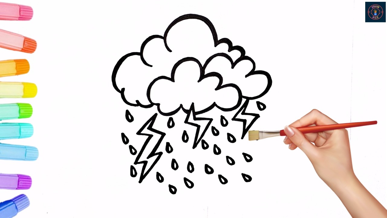 Easy Cloud Drawing | Step by Step Art Tutorial
