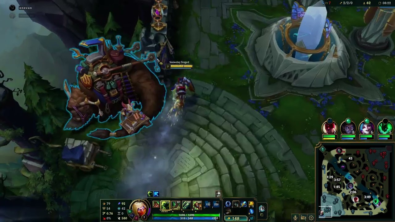 Singed vs Akali I Играем за late game bois