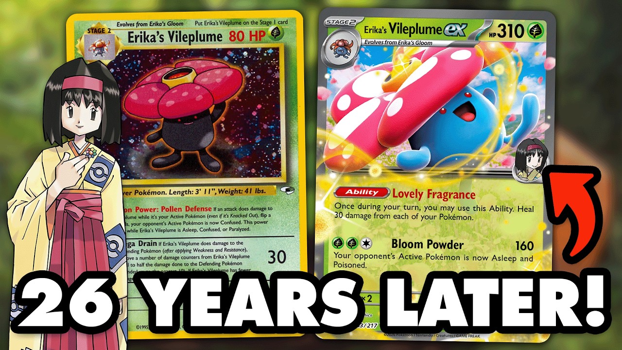 We Got A NEW Erika's Vileplume ex!