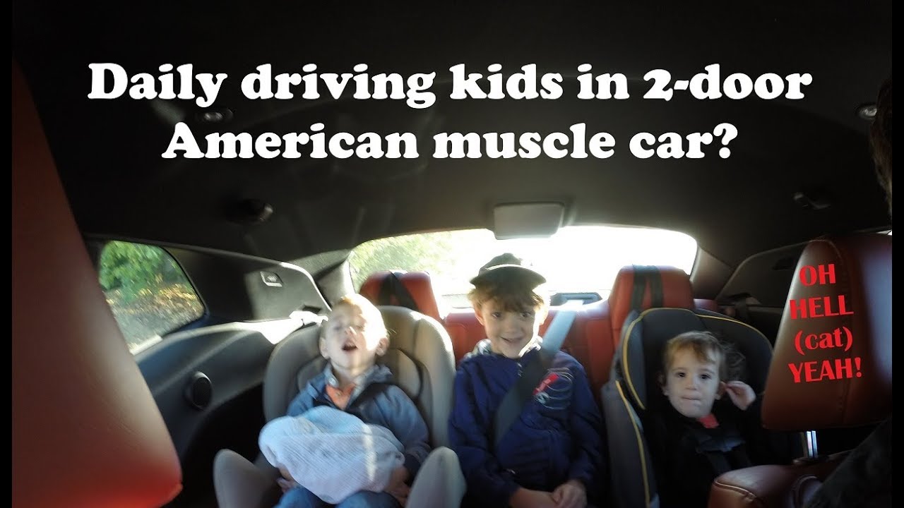 ''Really? 3 Babies in a Dodge Challenger ?'' asked The Wife🤱