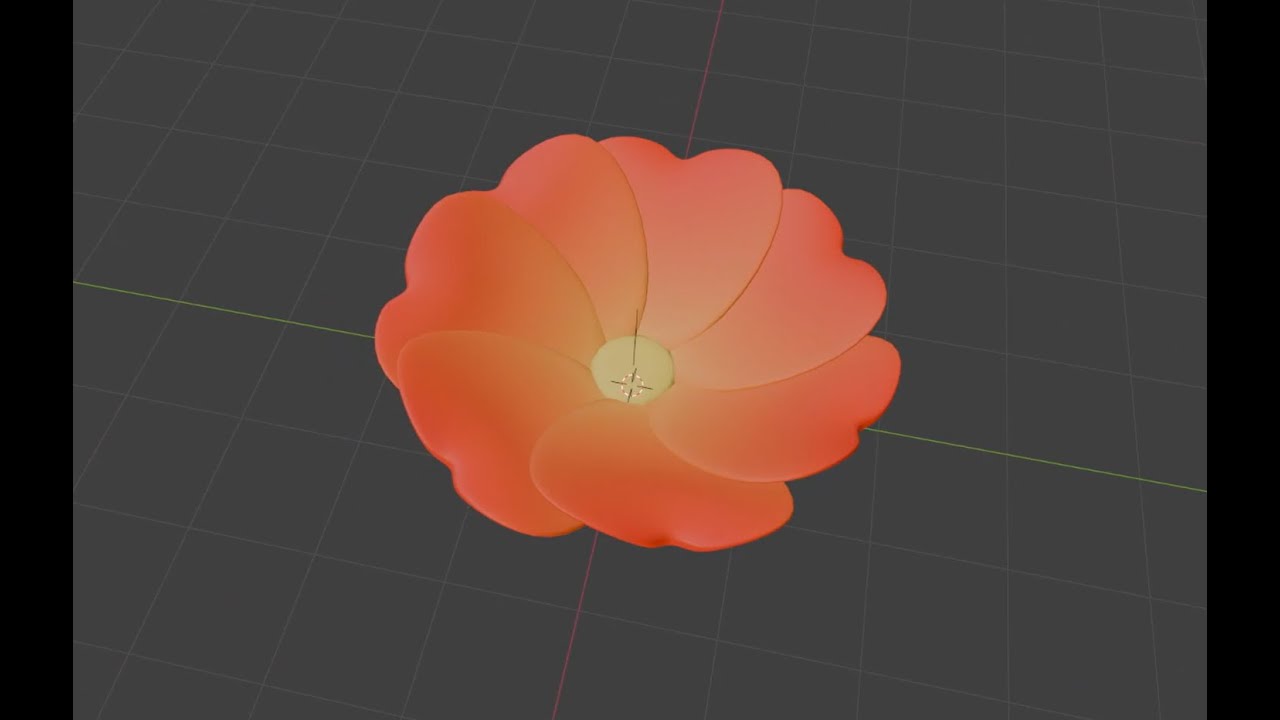 Blender Tutorial: Simple Flower