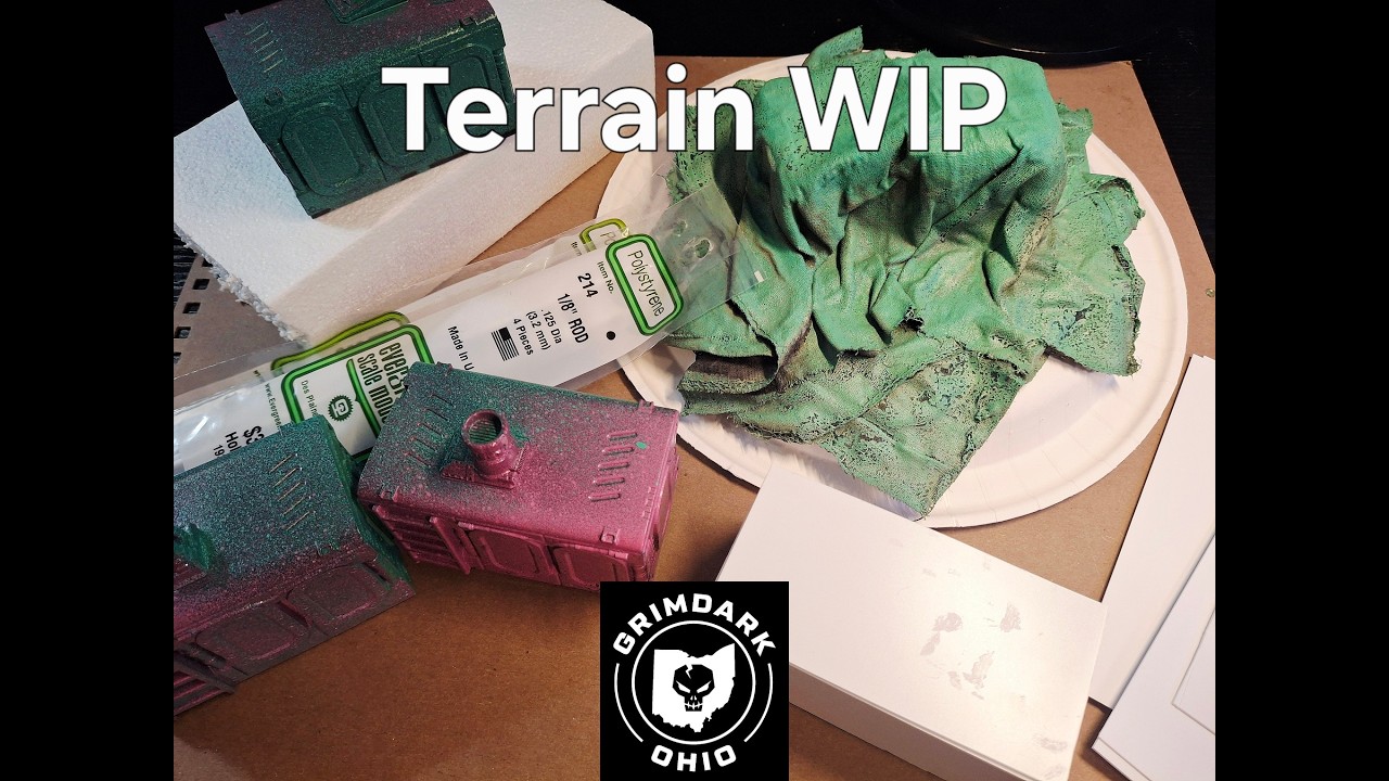 Cheap terrain and 3D printed terrain WIP