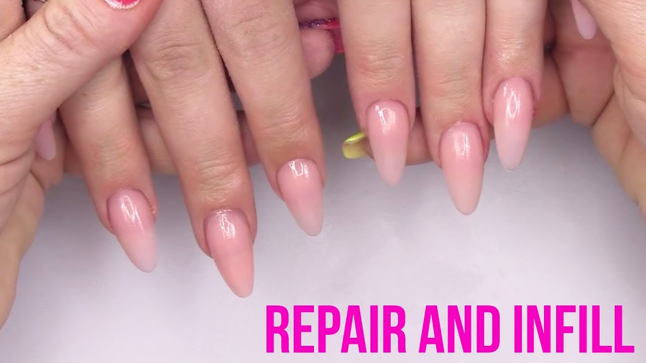SPLIT NAIL REPAIR AND FULL HAND INFILL - Step-by-Step-Tutorial