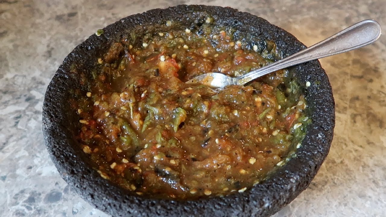 Chile del Molcajete| Receta 100% Mexicana