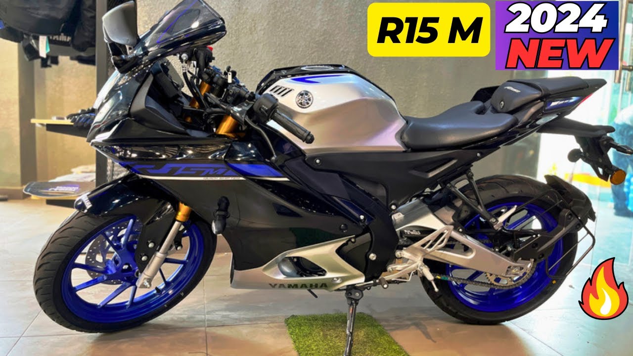 2024 New Yamaha R15 M Carbon Color Detail Review🔥Price,New Feature,New Color✅