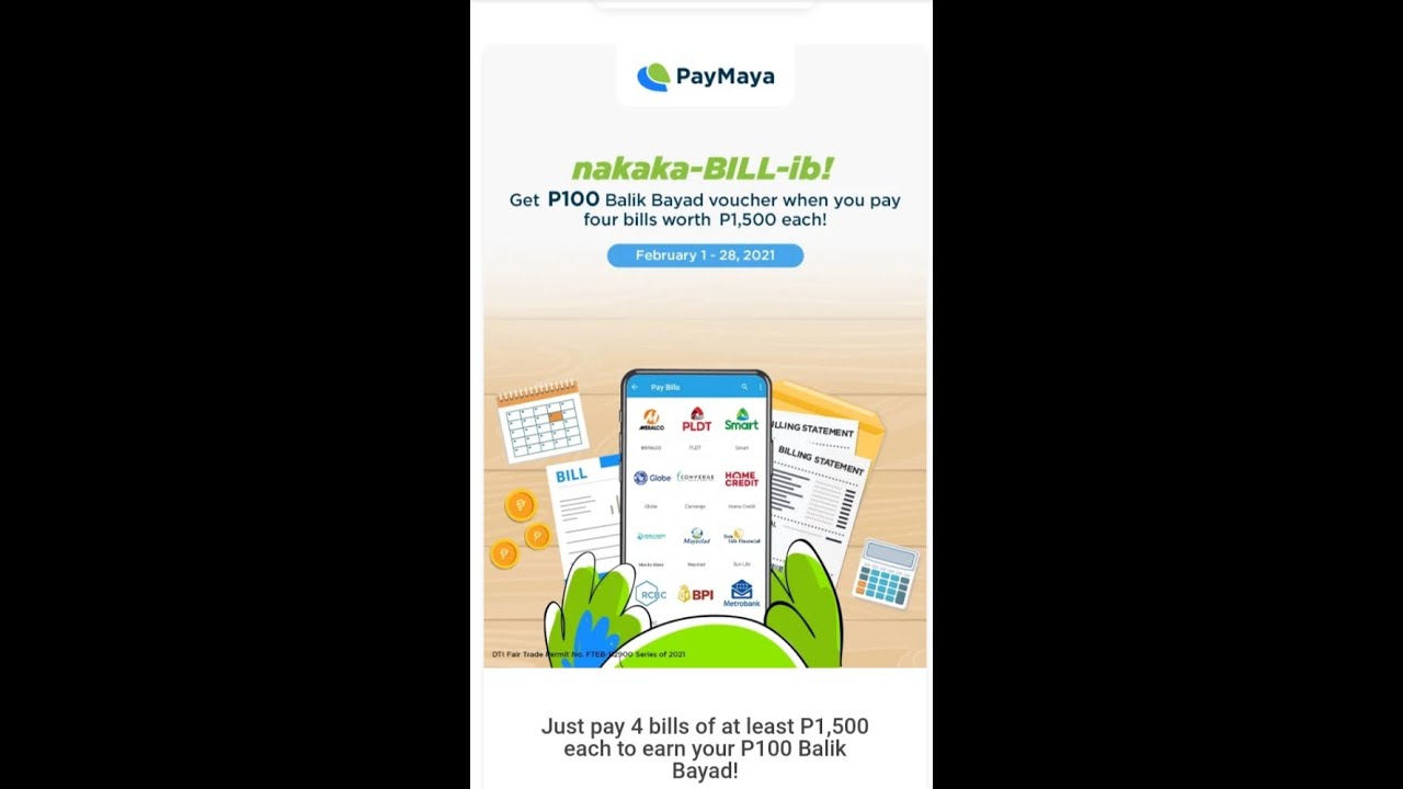 PAYMAYA APP 100 PESOS REBATE JUST BY PAYING YOUR BILL | AskyourCONscience | CONkaipon