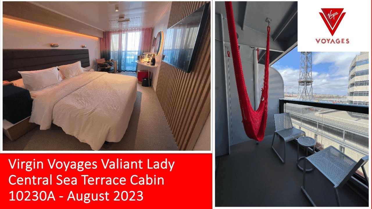 Virgin Voyages Valiant Lady | Central Sea Terrace Cabin 10230A | Tour & Review