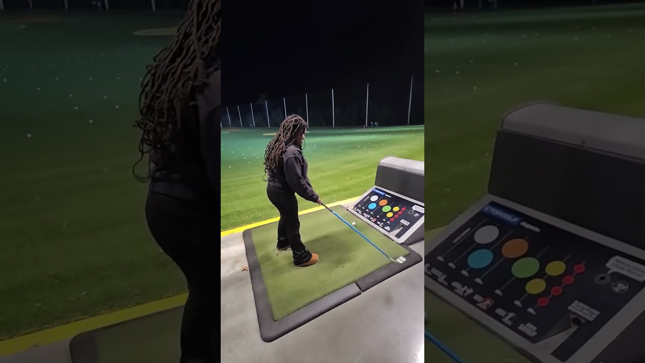 At top golf