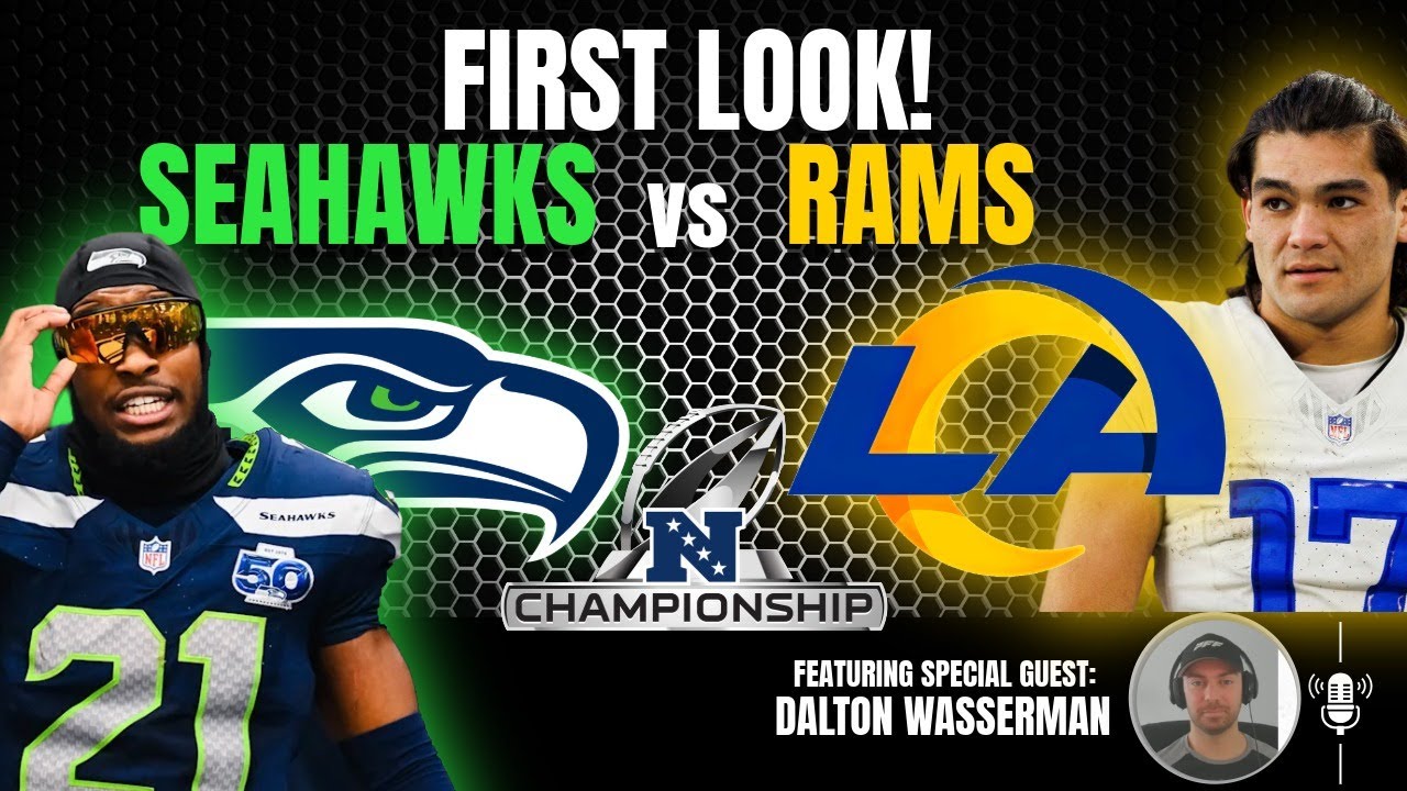 FIRST LOOK! NFC Championship - Seahawks vs Rams