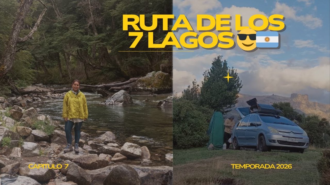 Ep7. La ruta de los 7 lagos nos sorprende con su belleza 😱#ruta de los 7 lagos #autocamper #viajes 